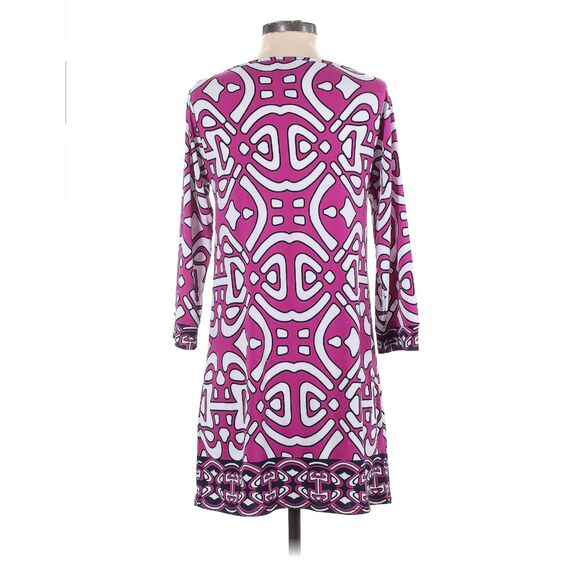Laundry By Shelli Segal Geometric Pattern Dress Size 6 - Picture 3 of 9